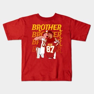 Patrick mahomes 15 x Travis KELCE 87 -Brother Kids T-Shirt